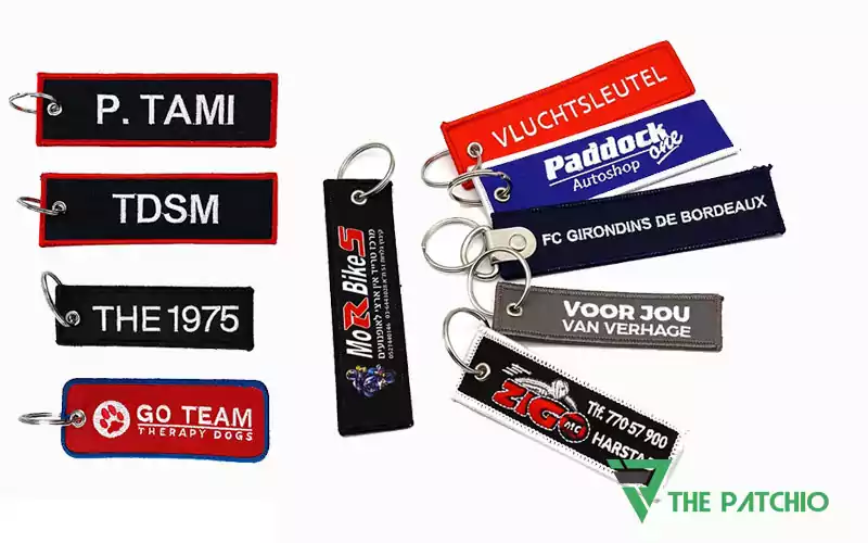 Embriodered key chains gifts