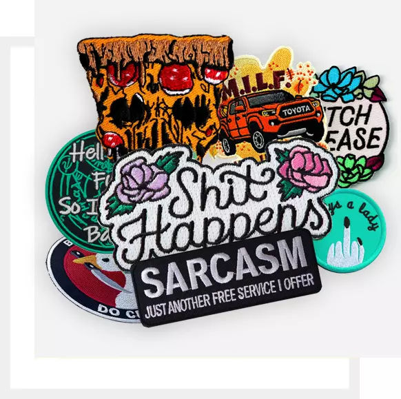 Funny Embroidery PVC Patches