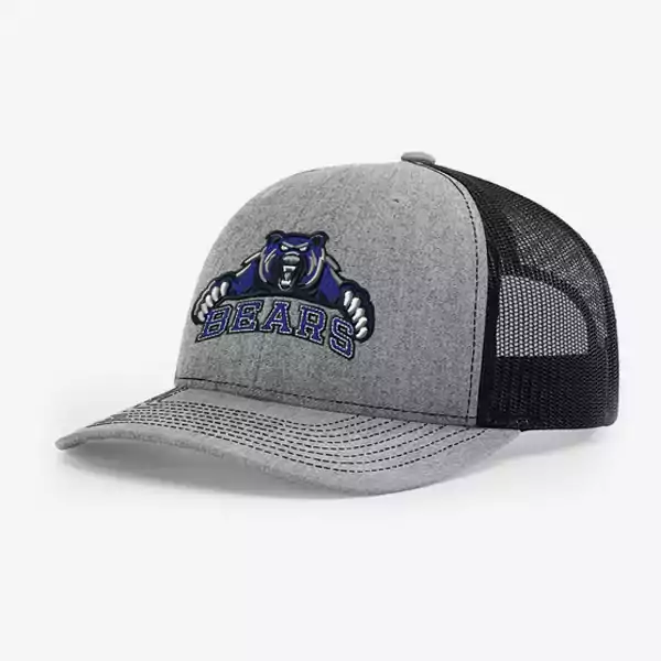 Custom cap with bear logo
