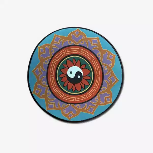 traditional rounded woven patch