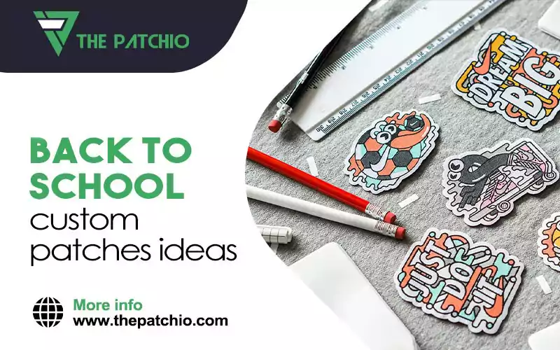 custom school embroidery patches