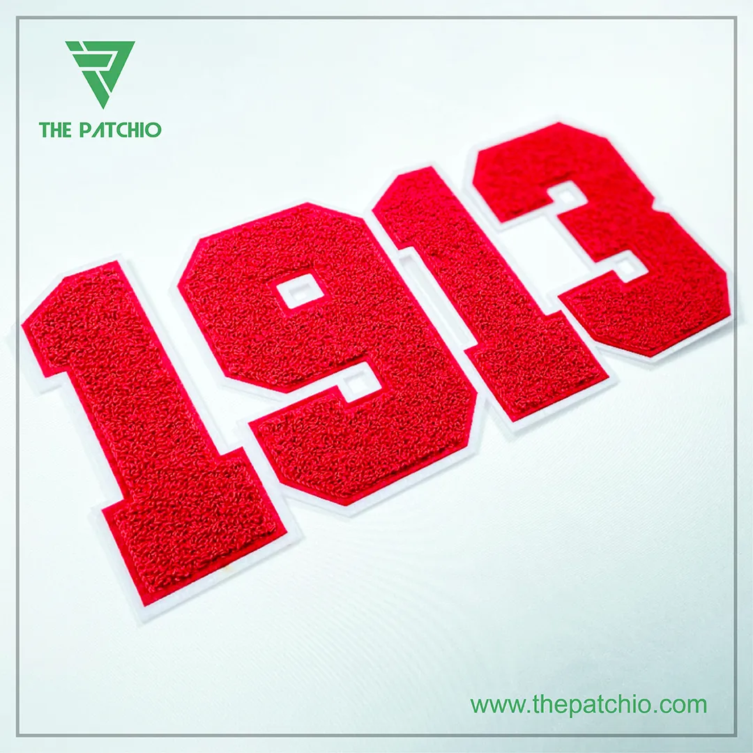 1913 chenille patches