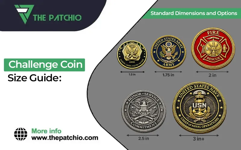 Challenge coin size guide