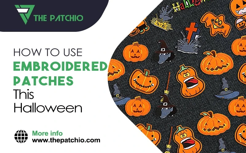 halloween embroidery patches
