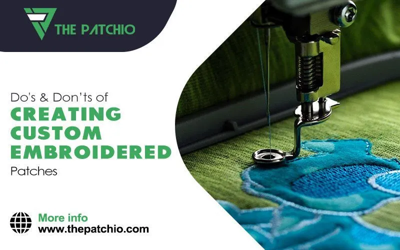 How to Create Custom Embroidery Patches with Velcro - Machine