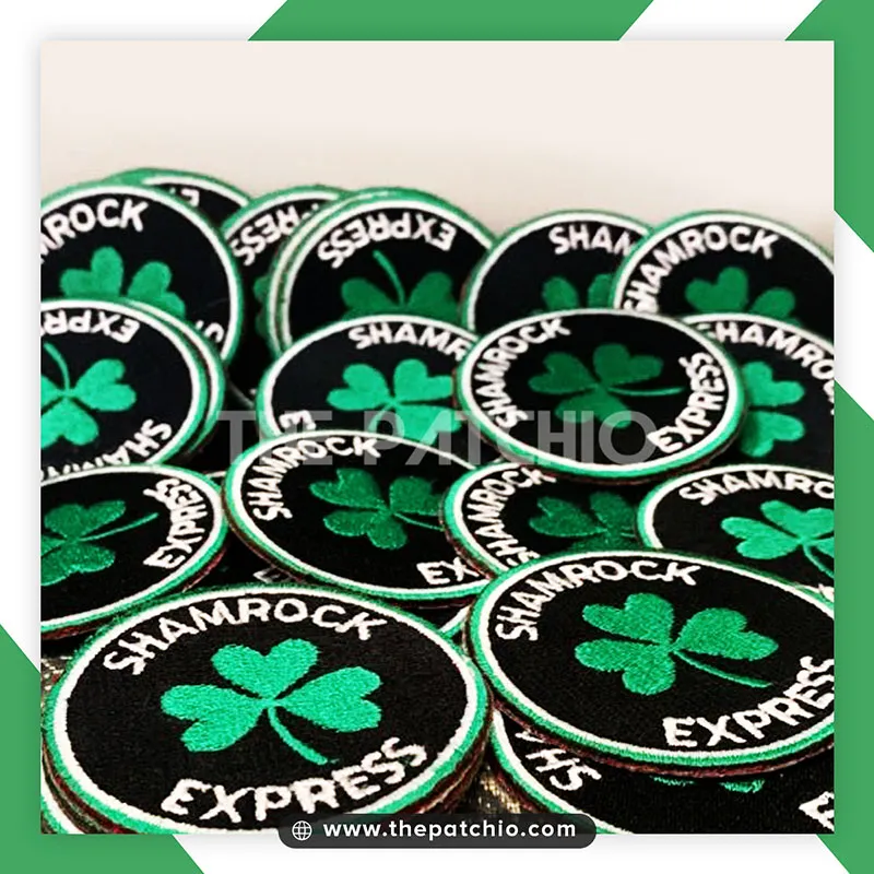 Shamrock Express Rounded Embroidery Patch