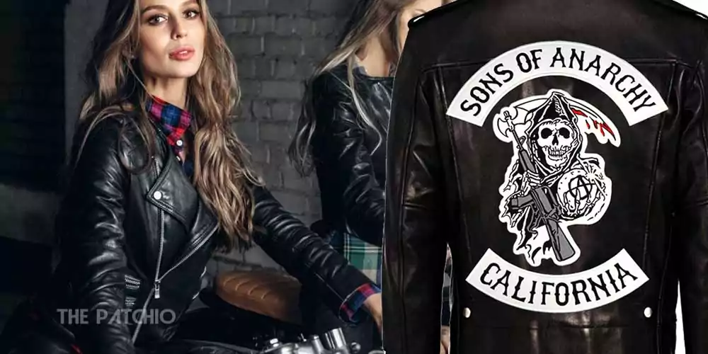 girl biker patches