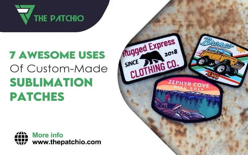 Creating photo-realistic patches using sublimation