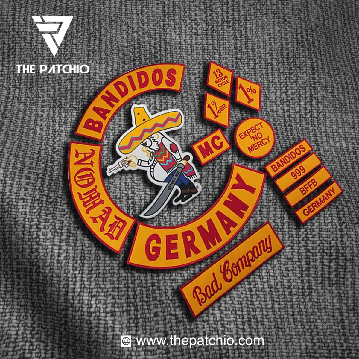 Bandidos Germany Biker Club Patch