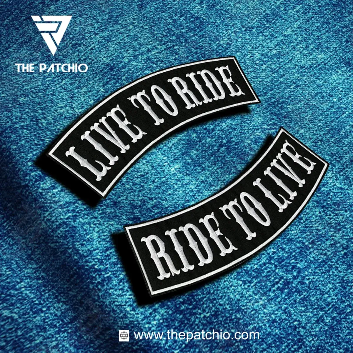Live to Ride Biker Patch