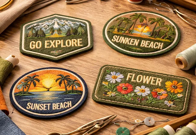 DIY embroidery patches
