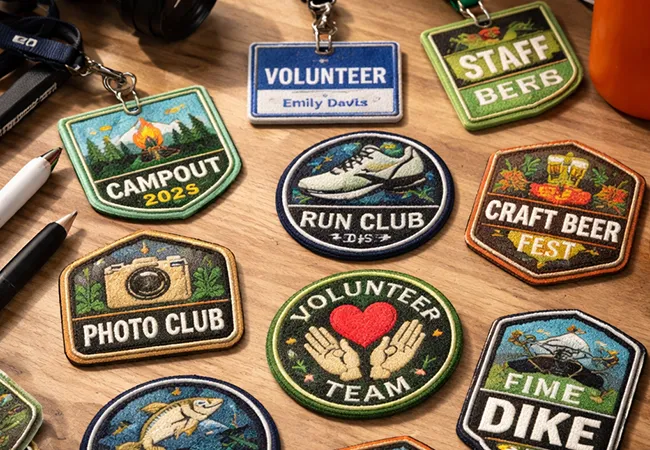 embroidery patches for events