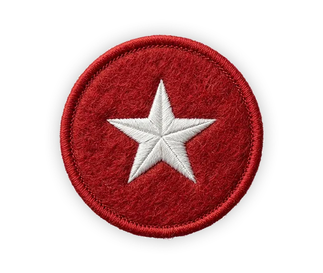 custom felt patches design