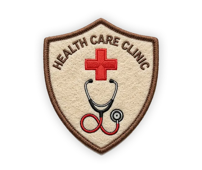 healthcare clinic felt patch