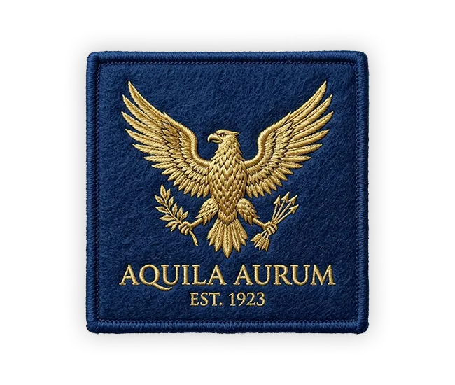 square felt embroidery patch 