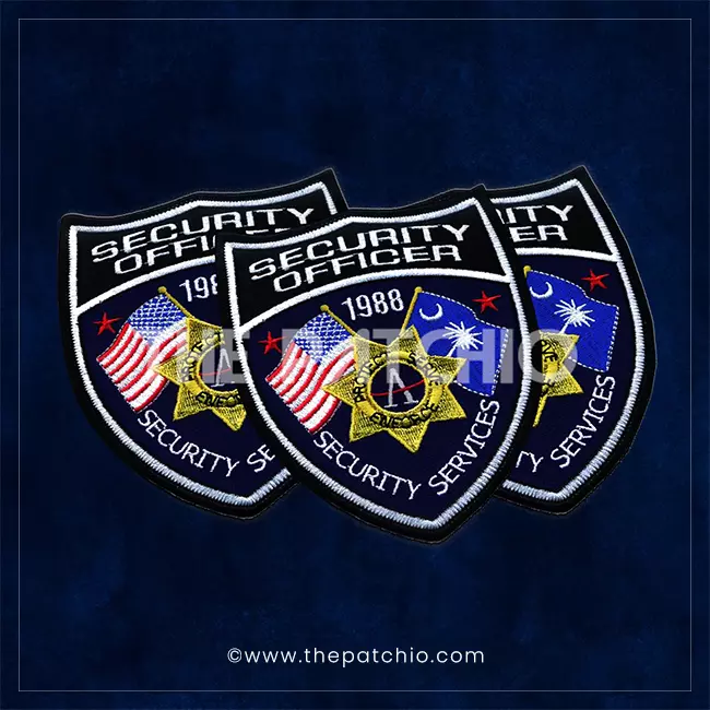 Security Service Embroidery Patch