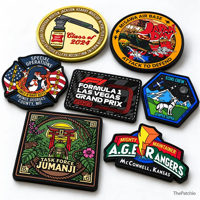 custom pvc patches for promotions