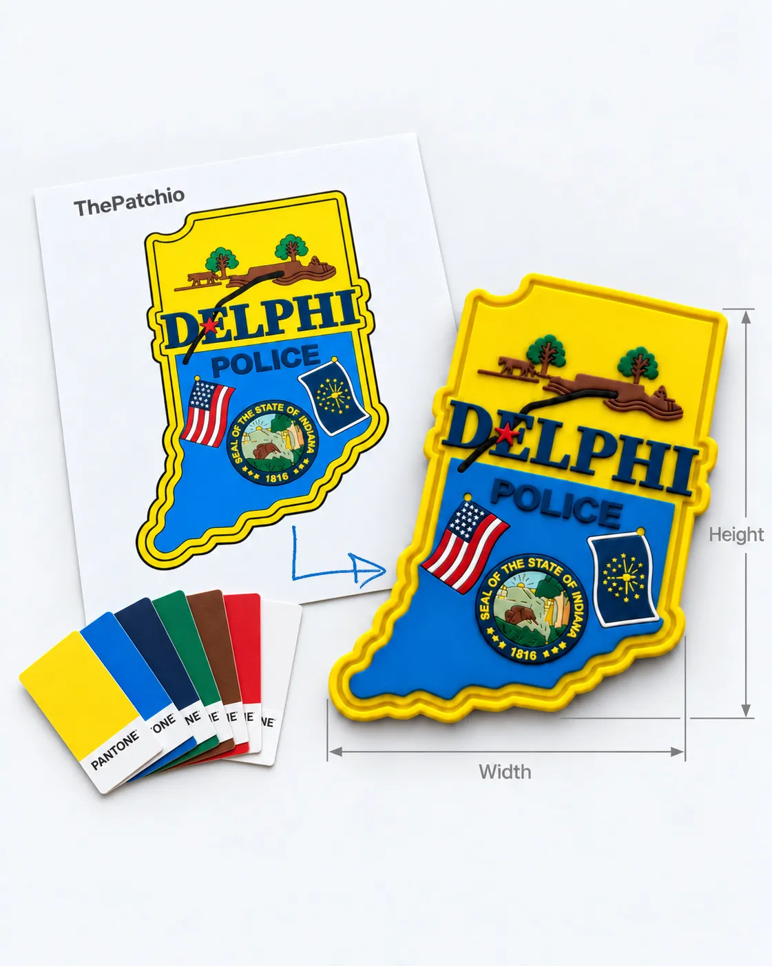 Custom Designed PVC Patches Ideas