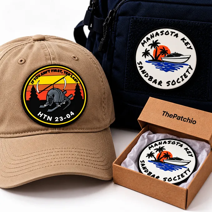 pvc patches for hats bags