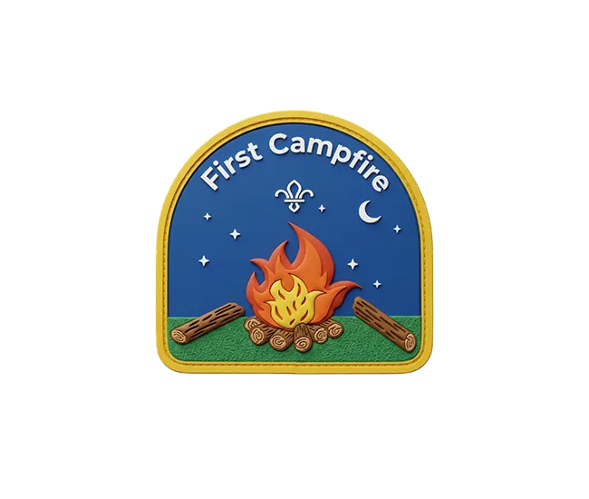 campfire pvc scout patch 
