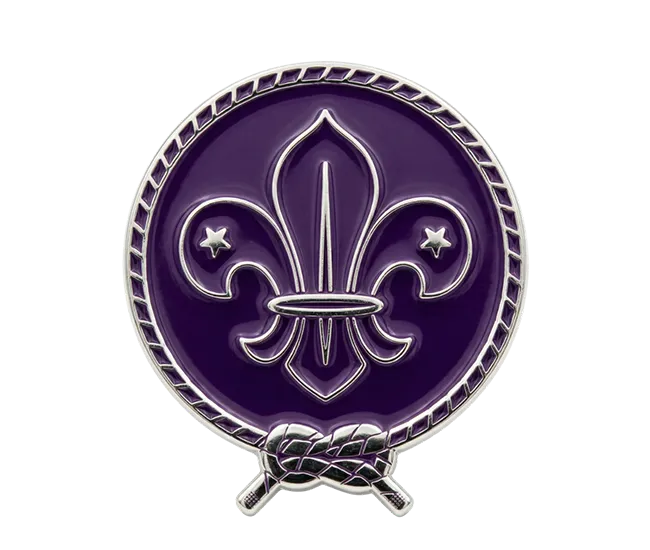 scouting enamel pins 