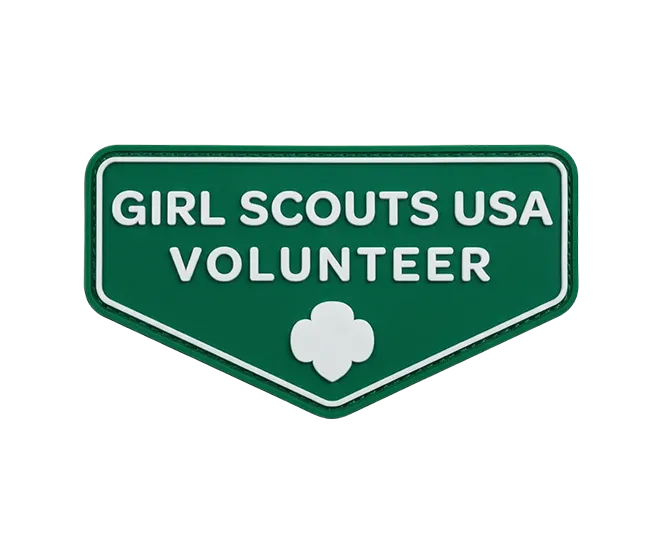 usa girls scout pvc patch 