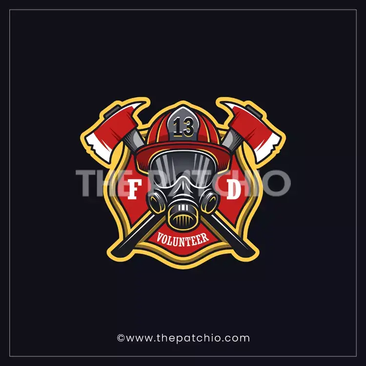 13 Fire Department Logo