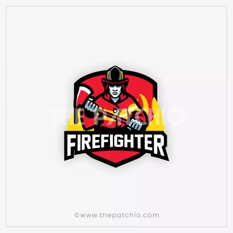 Fire Department Mascot Logo