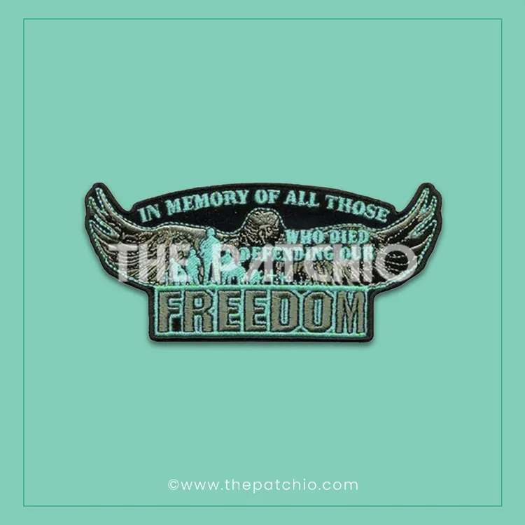 Biker Patches Memory Freedom