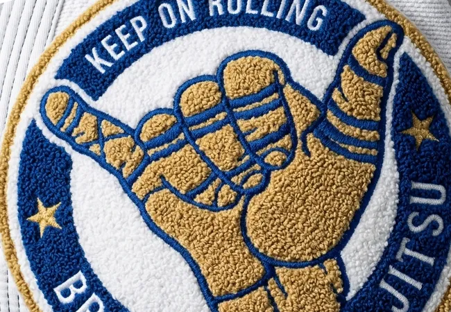 chenille jiu jitsu patches