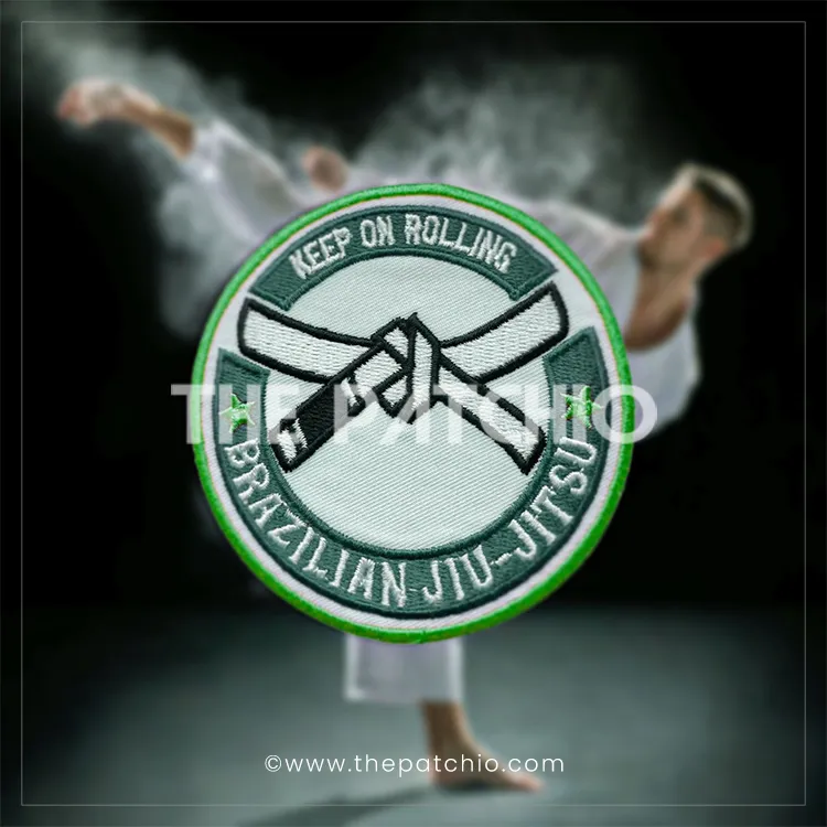Jiu Jitsu Embroidery Patch