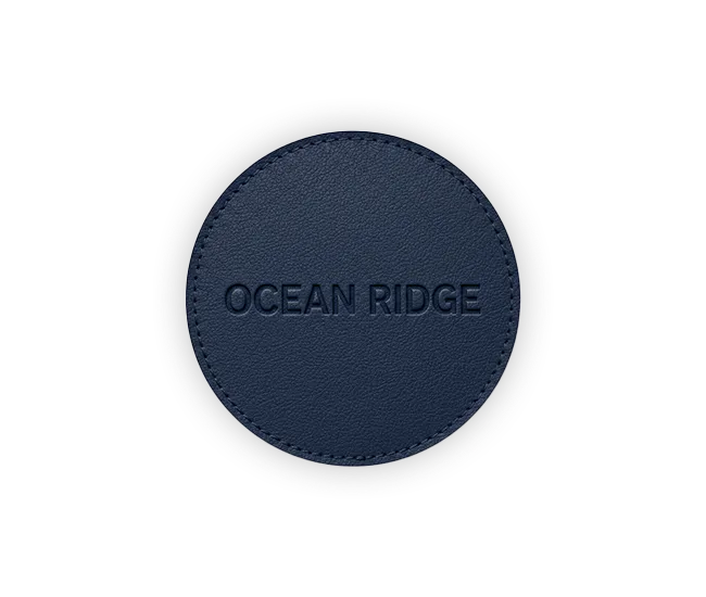 blue leather for brands