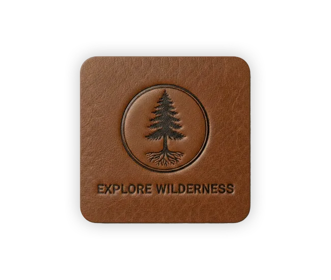 camping leather patch