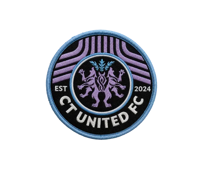 ct united embroidery patch