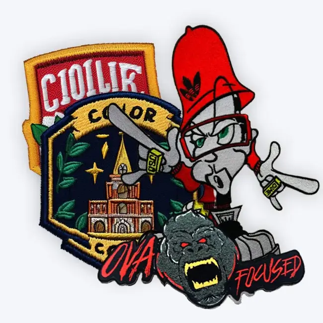 Customized Embroidered Patches- www.