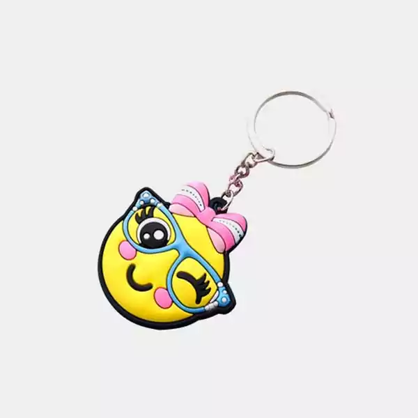 Smiley PVC Keychain